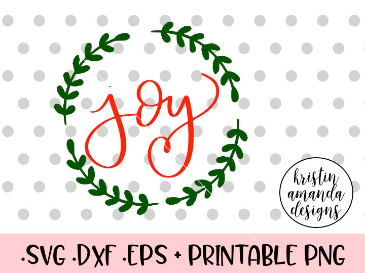 Download Joy Farmhouse Christmas Hand Lettered SVG DXF EPS PNG Cut ...