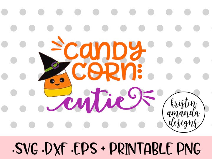 Download Candy Corn Cutie Halloween SVG DXF EPS PNG Cut File ...