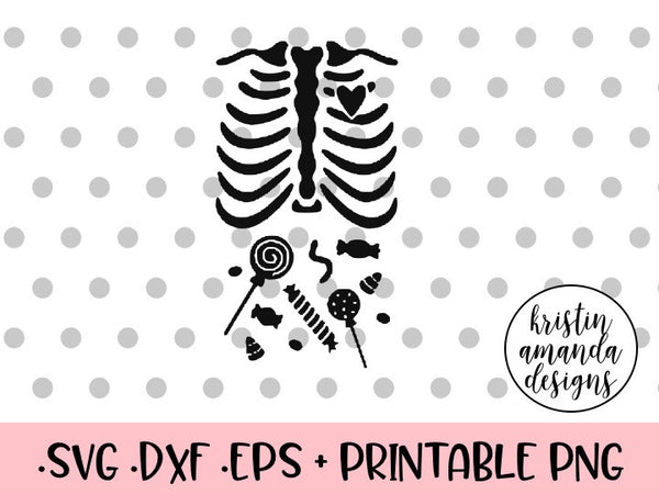 Download Halloween Skeleton Candy SVG DXF EPS PNG Cut File • Cricut ...