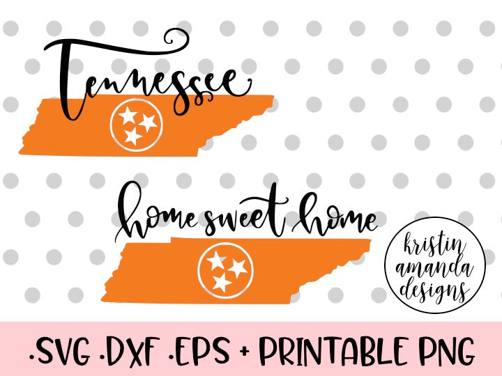 Tennessee Home Sweet Home Rocky Top SVG DXF EPS PNG Cut ...