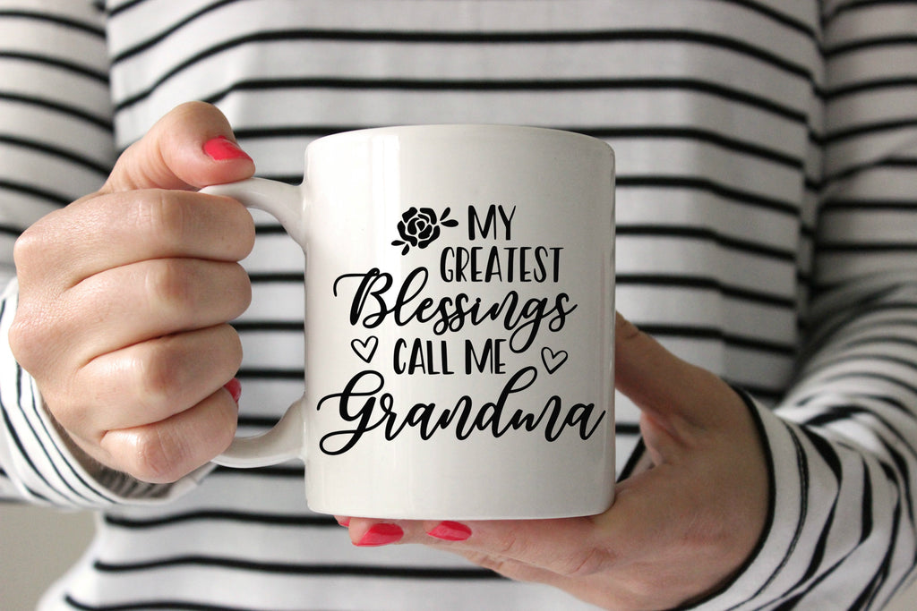 Download My Greatest Blessings Call Me Grandma Svg Dxf Eps Png Cut File Cricu Kristin Amanda Designs