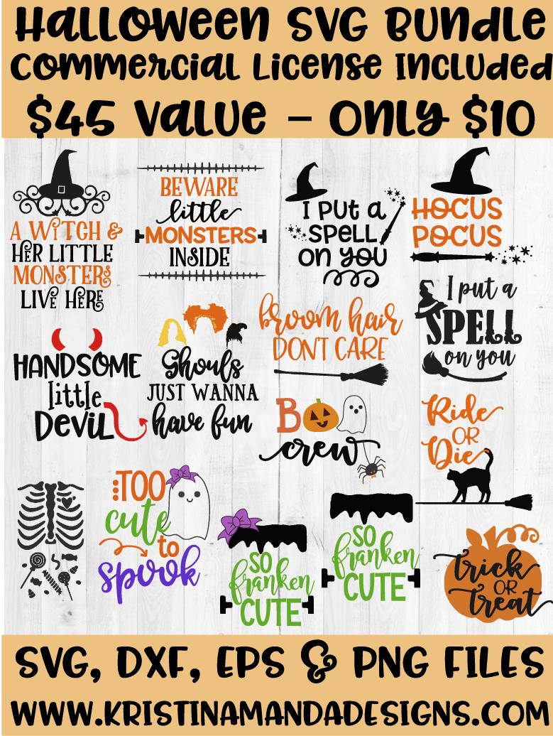 Download Halloween SVG Bundle SVG DXF EPS PNG Cut File • Cricut • Silhouette - Kristin Amanda Designs