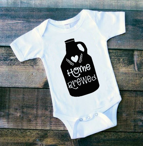 Download Home Brewed Newborn Baby SVG DXF EPS PNG Cut File • Cricut • Silhouett - Kristin Amanda Designs