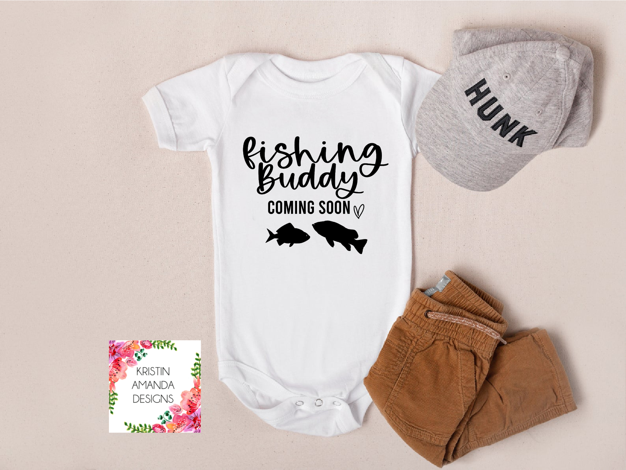 Download Fishing Buddy Coming Soon Newborn Pregnancy Announcement Svg Cut File Kristin Amanda Designs