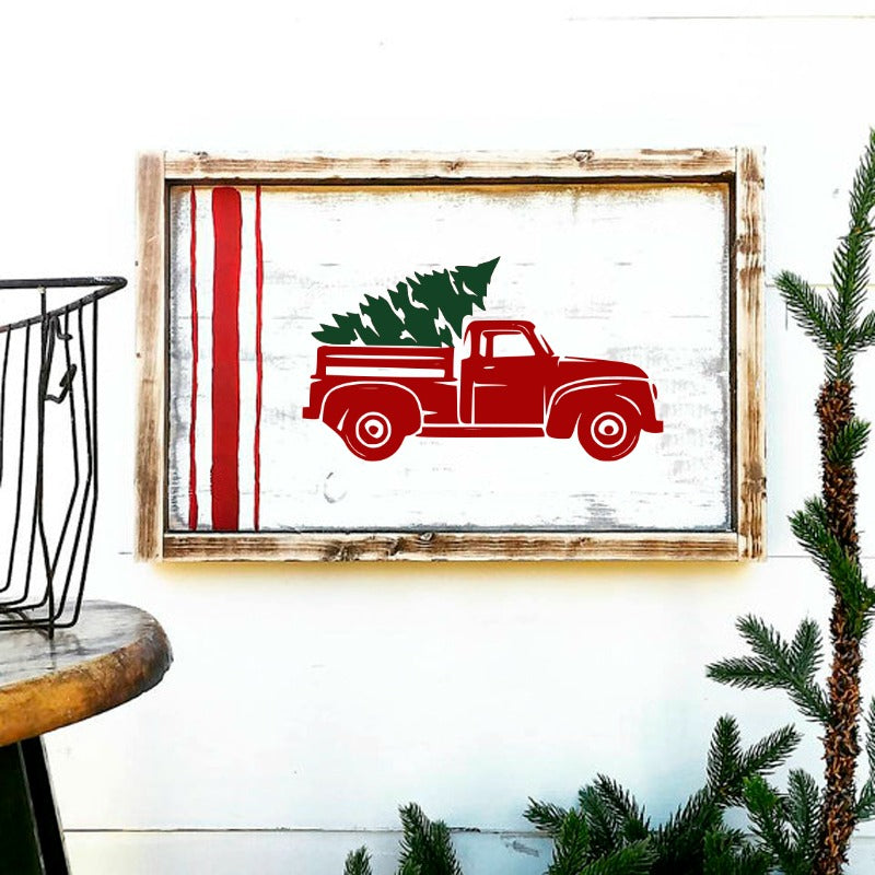 Free Free 71 Free Vintage Christmas Truck Svg SVG PNG EPS DXF File