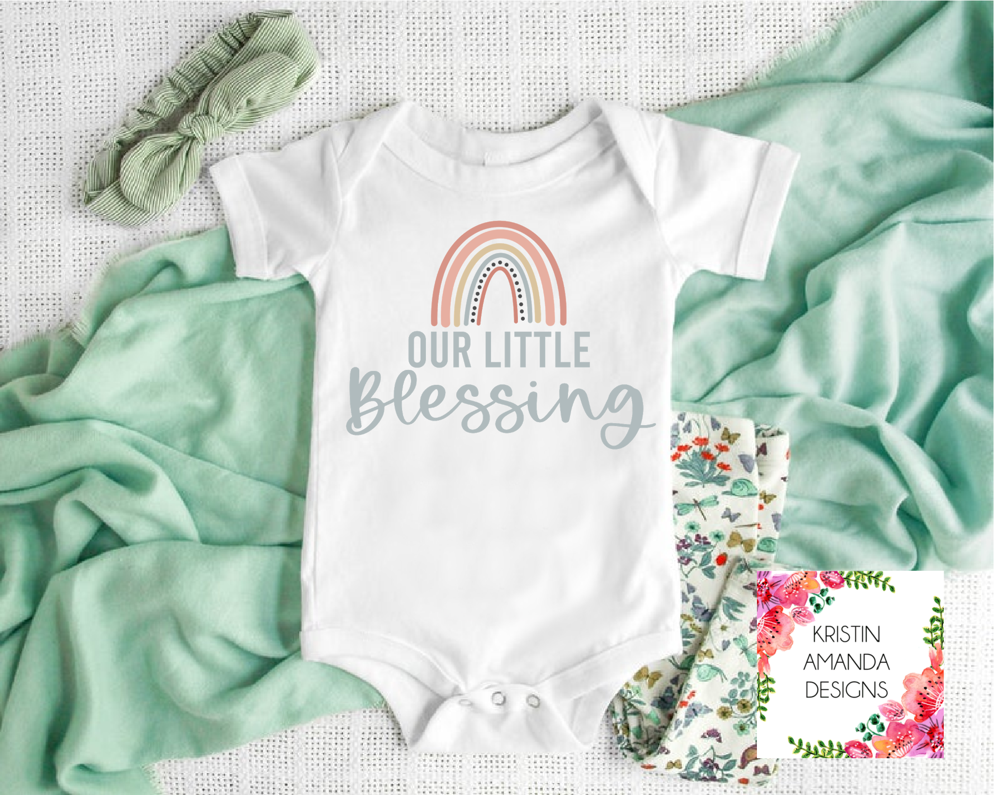 Download Little Blessing Rainbow Baby Newborn Pregnancy Announcement Svg Cut Fi Kristin Amanda Designs