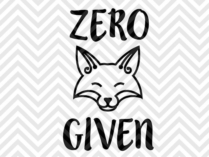 Download Zero Fox Given SVG and DXF Cut File • PNG • Vector ...