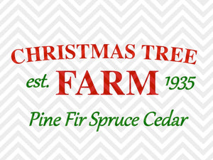 Download Christmas Tree Farm Farmhouse Rustic Svg And Dxf Cut File Png Down Kristin Amanda Designs