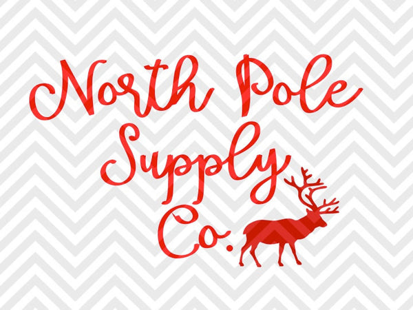 Download North Pole Supply Co. Santa Christmas Reindeer Farmhouse ...