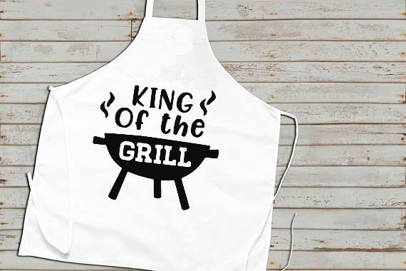 Download King of the Grill Dad Father's Day SVG DXF EPS PNG Cut ...