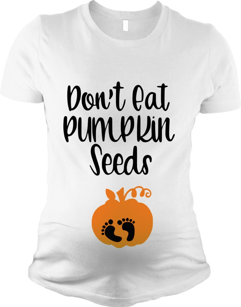 Download Don't Eat Pumpkin Seeds Halloween Pregnancy Announcment ...