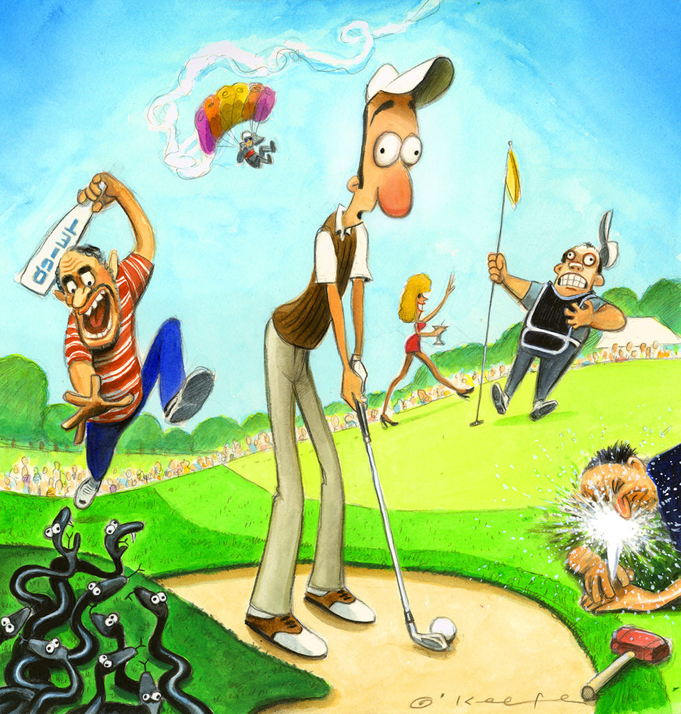 Crazy Golf Cartoon Images