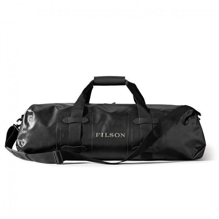 Filson Zip-Top Dry Duffle - Black - Pelican Coast Clothing