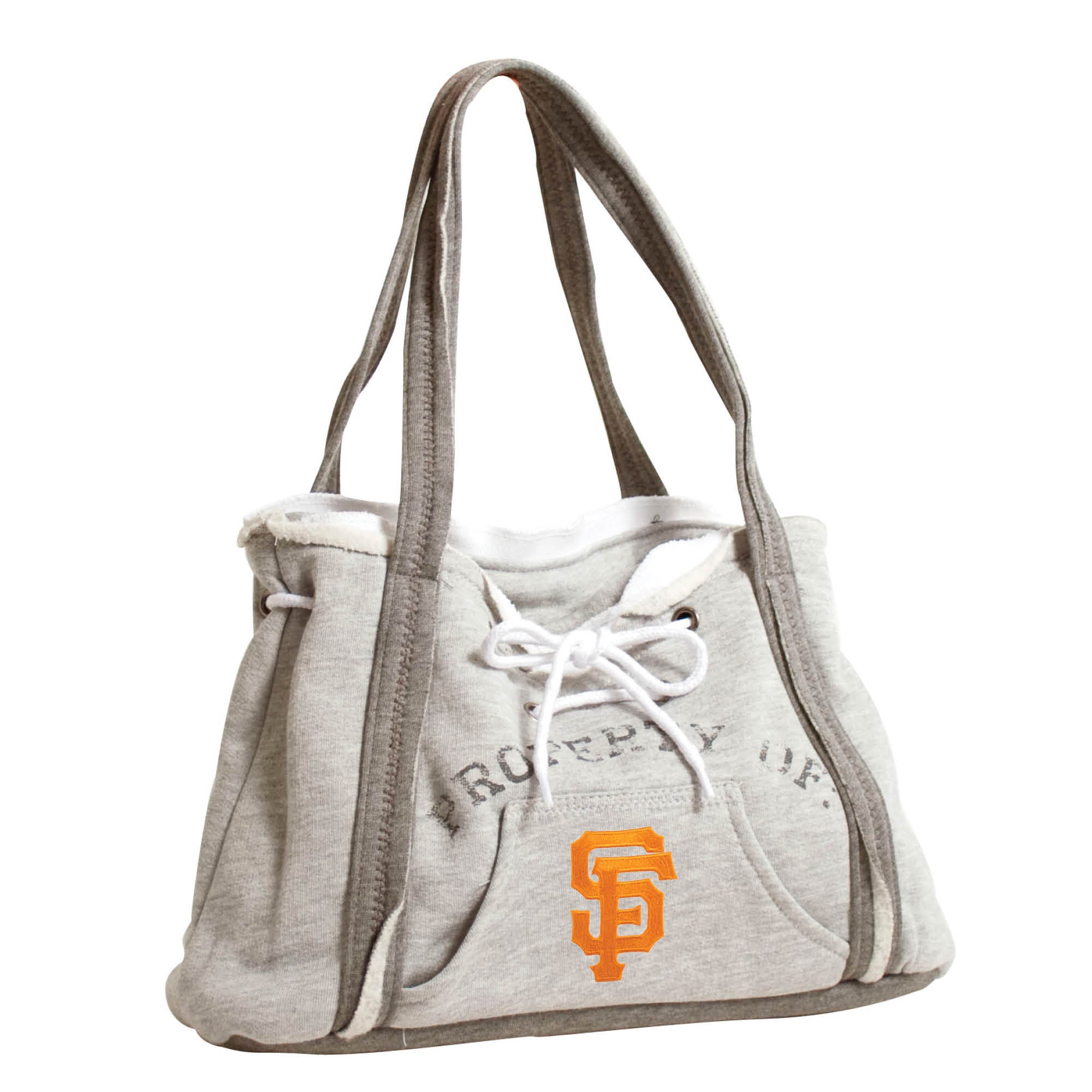 MLB San Diego Padres Hoodie Purse, Gray/Grey