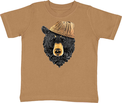 Bear Beanie Tee, Coyote Brown (Toddler, Youth, Adult)