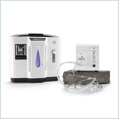 Oxygen concentrator and low flow meter