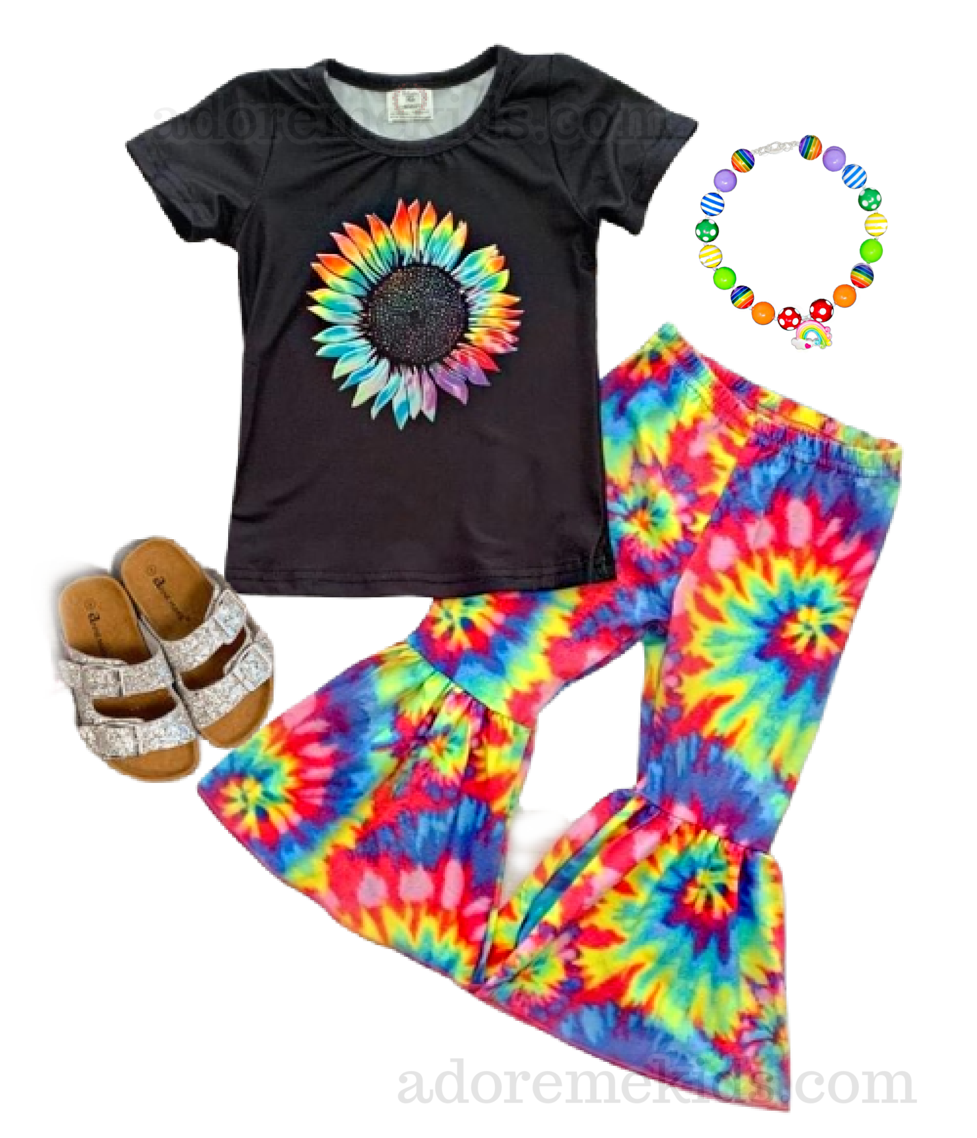 rainbow girls outfit