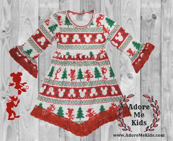 minnie mouse christmas dress for toddlers
