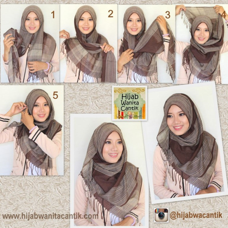  Hijab  Tutorial Pashmina  Hijab  Wanita Cantik