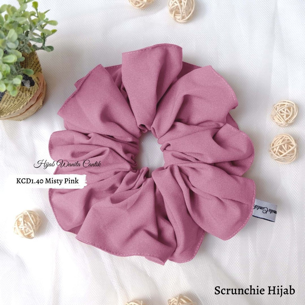 Scrunchie Hijab Diamond Ikat Rambut Anti Pusing  KCD1 40 