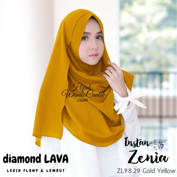 Jilbab Warna Gold