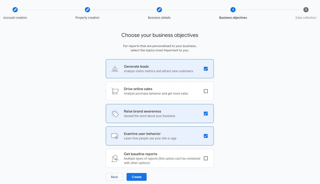 Google Analytics Business Objectives