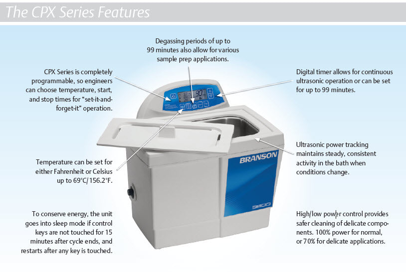 Branson 1800 Series Ultrasonic Cleaner – Sonics Online