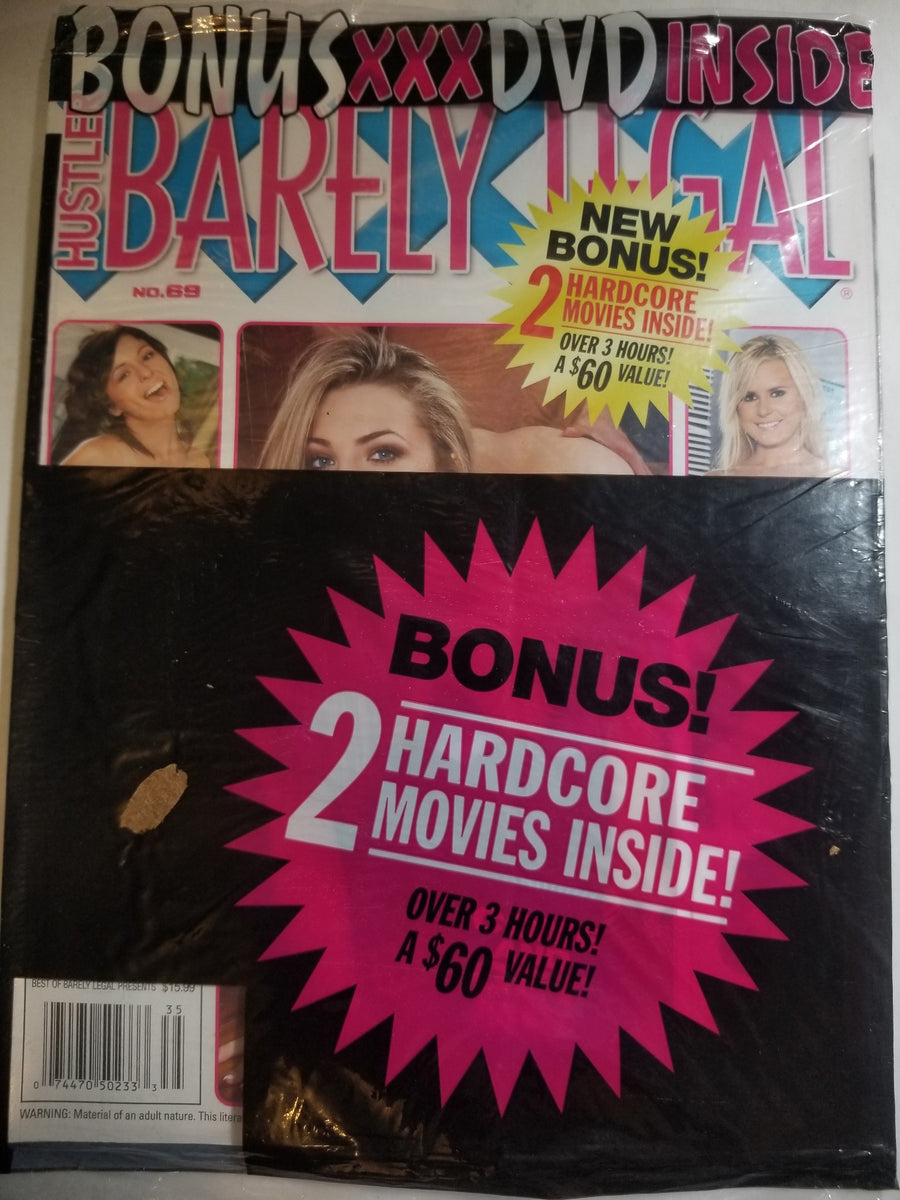 Hustler Barely Legal No. 69 New Adult Magazine Discreet Retail