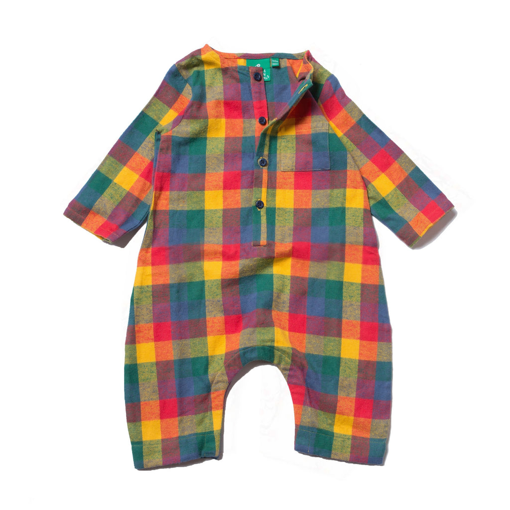 Baby and Kid's Autumn Harvest Plaid Flannel Jumper – The Little ...