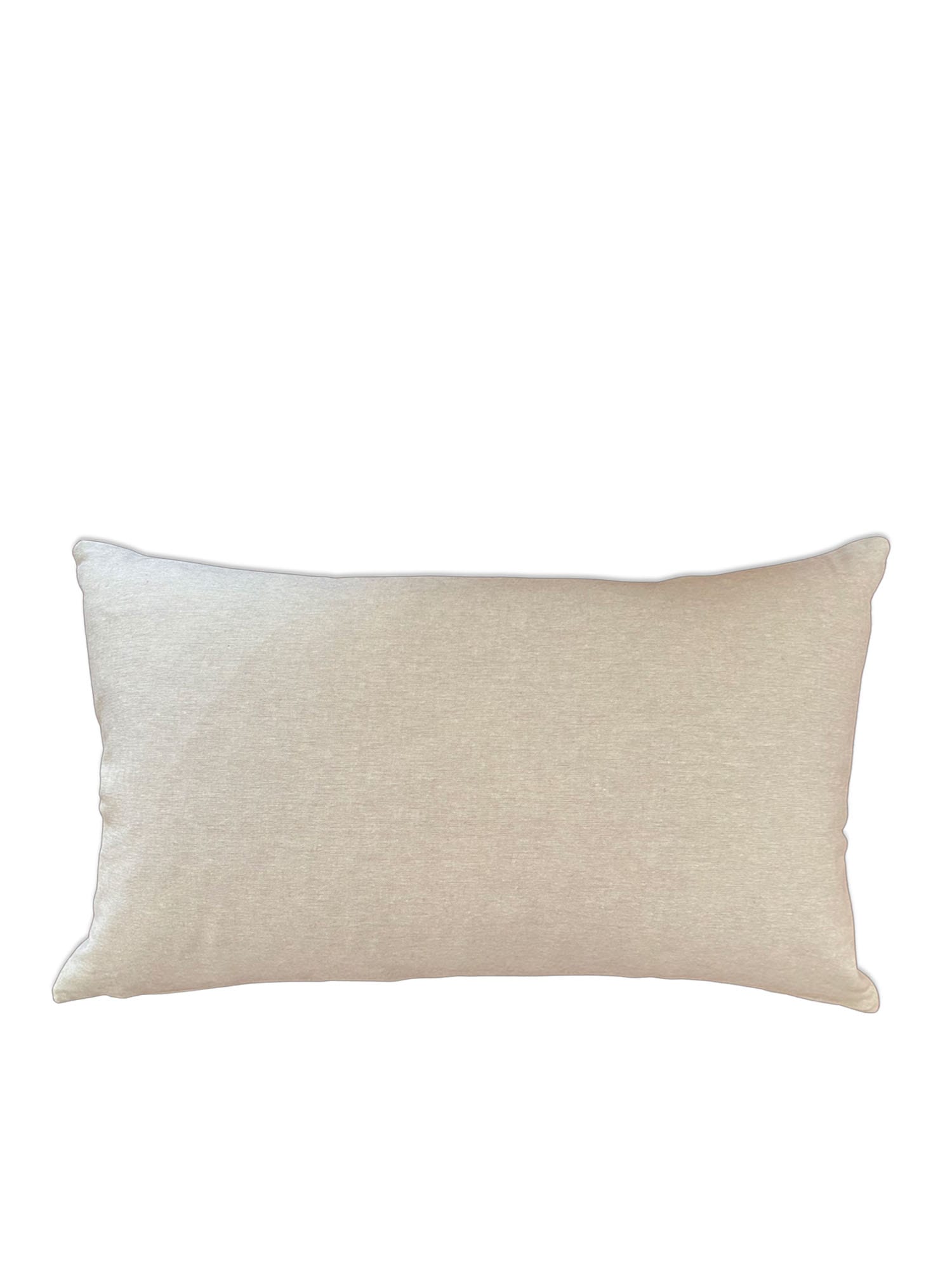 Gamon White Lumbar Pillow