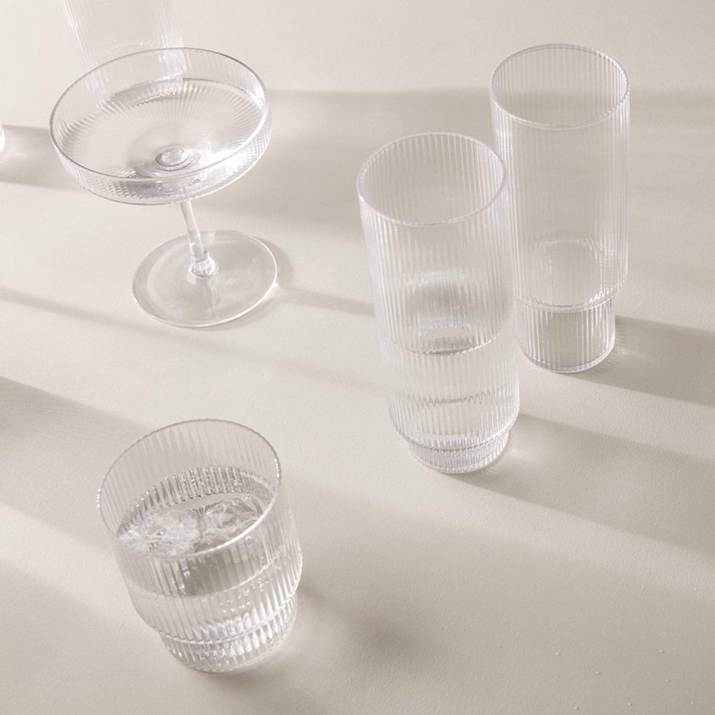 Ripple Champagne Glasses