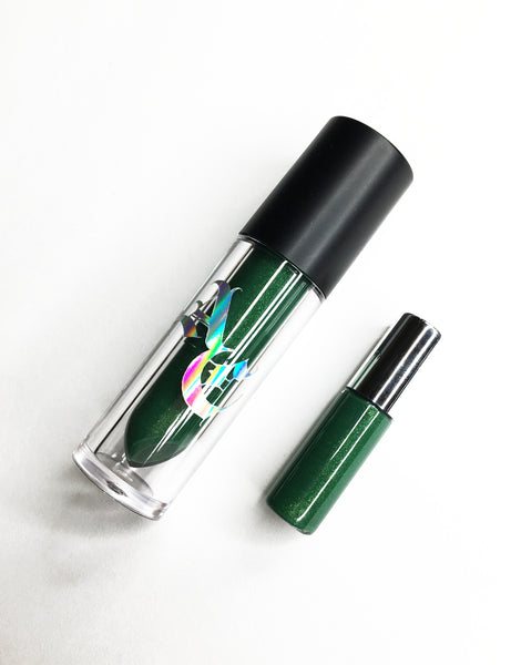 green liquid lipstick