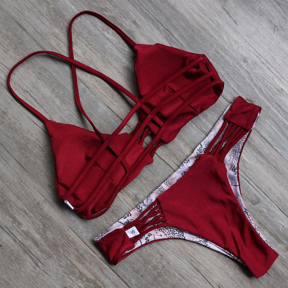 Koanna Bikini Set - Rouge – LANA SWIMWEAR