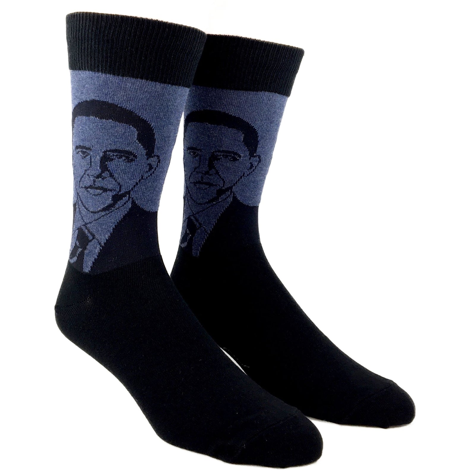 Barack Obama Socks in Blue by SockSmith