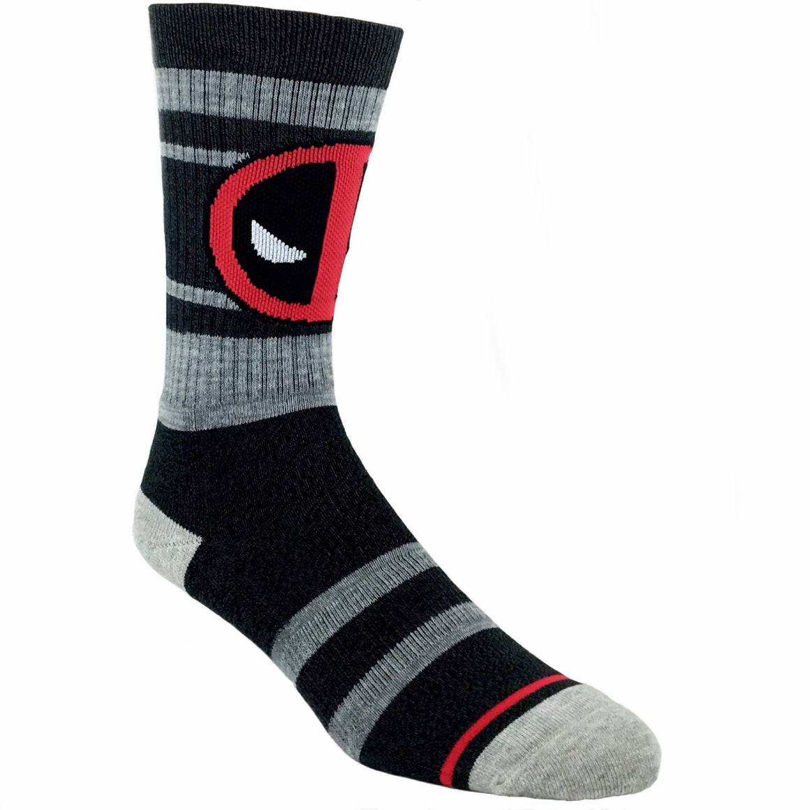 Marvel Deadpool Varsity Athletic Superhero Socks - The Sock Spot