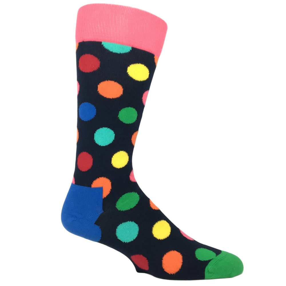 Red, Green, and Blue Multi Colored Big Dot Socks by Happy Socks