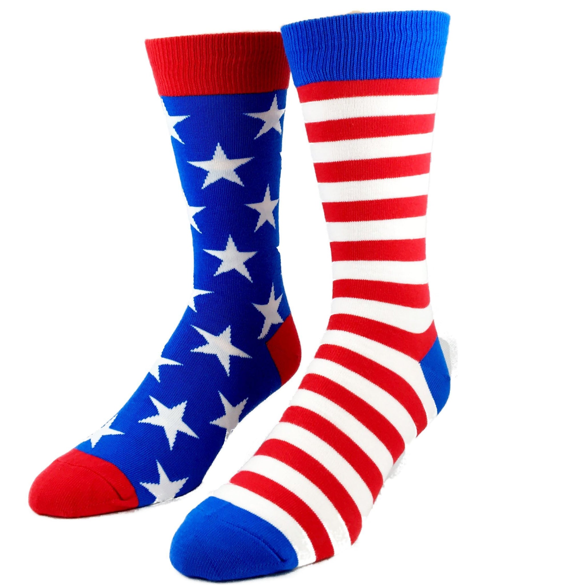 Stars and Stripes Americana Flag Socks by SockSmith