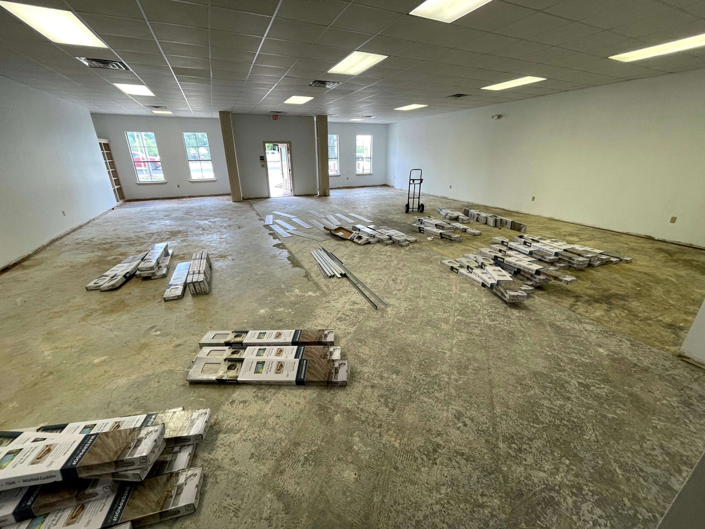Taylor Shaye Warehouse floor removal
