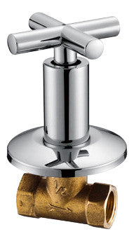 valve shut inch handle cross straight concealed modern hardware