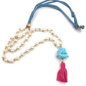 Buddha Tassel Long Necklace Lucky Jewelry