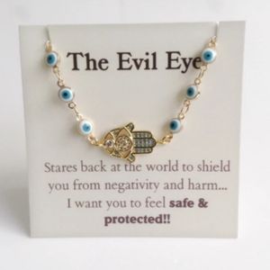Evil Eye Lucky Charm Bracelet Hamsa