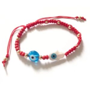 Hamsa Evil Eye Red String Kabbalah Bracelet