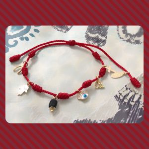La Poderosa Seven Knots Red String Good Luck Protection  Bracelet