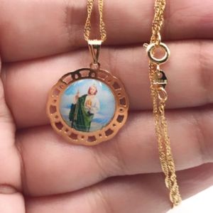St Jude Medal Necklace