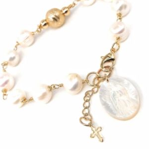 Virgen de Guadalupe Medal Virgin Mary Pendant Bracelet