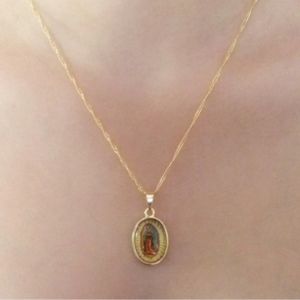 Virgen de Guadalupe Our Lady of Guadalupe Necklace
