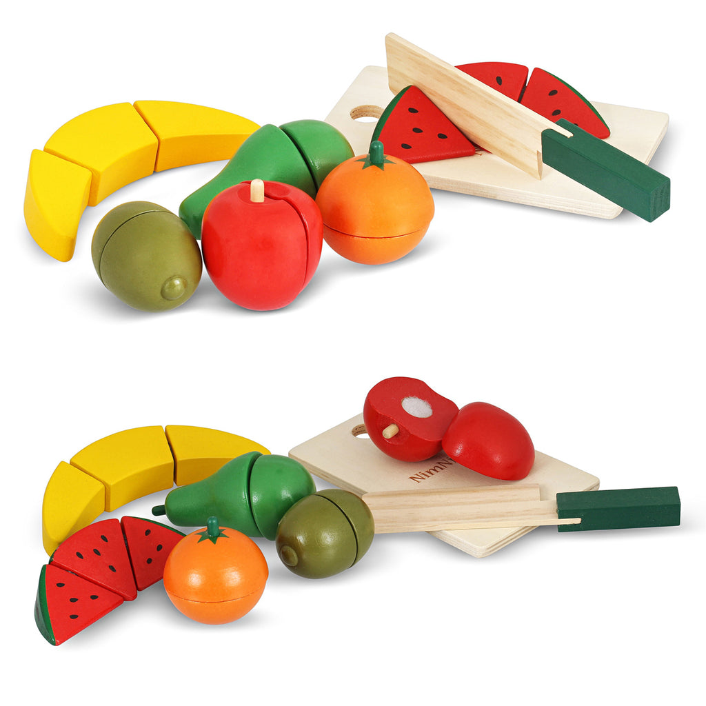 wooden fruit and vegetable toys