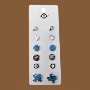 Western Texas Earring Set