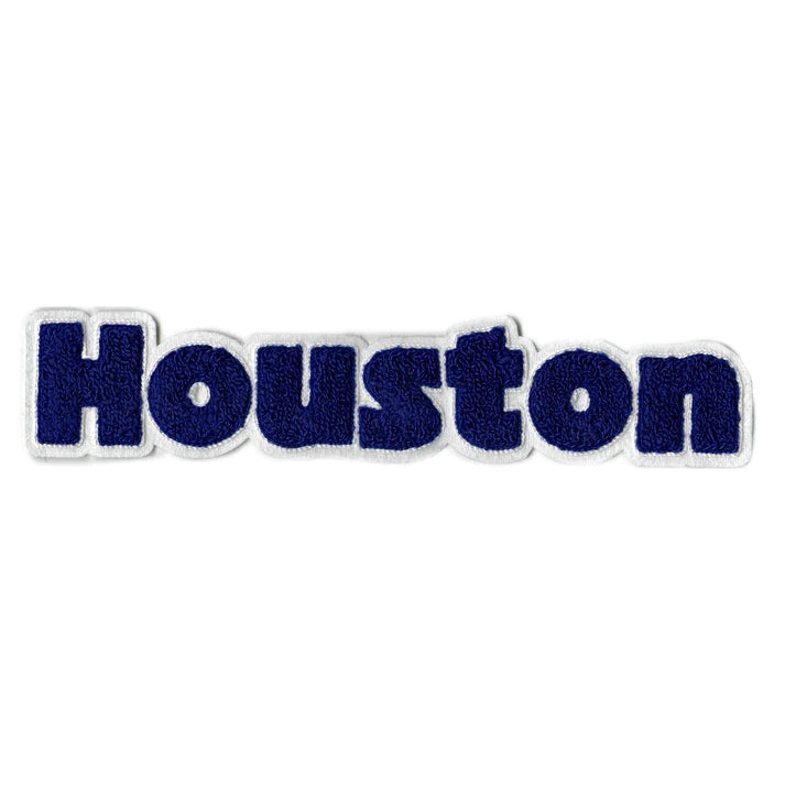 Houston Chenille Back Patch