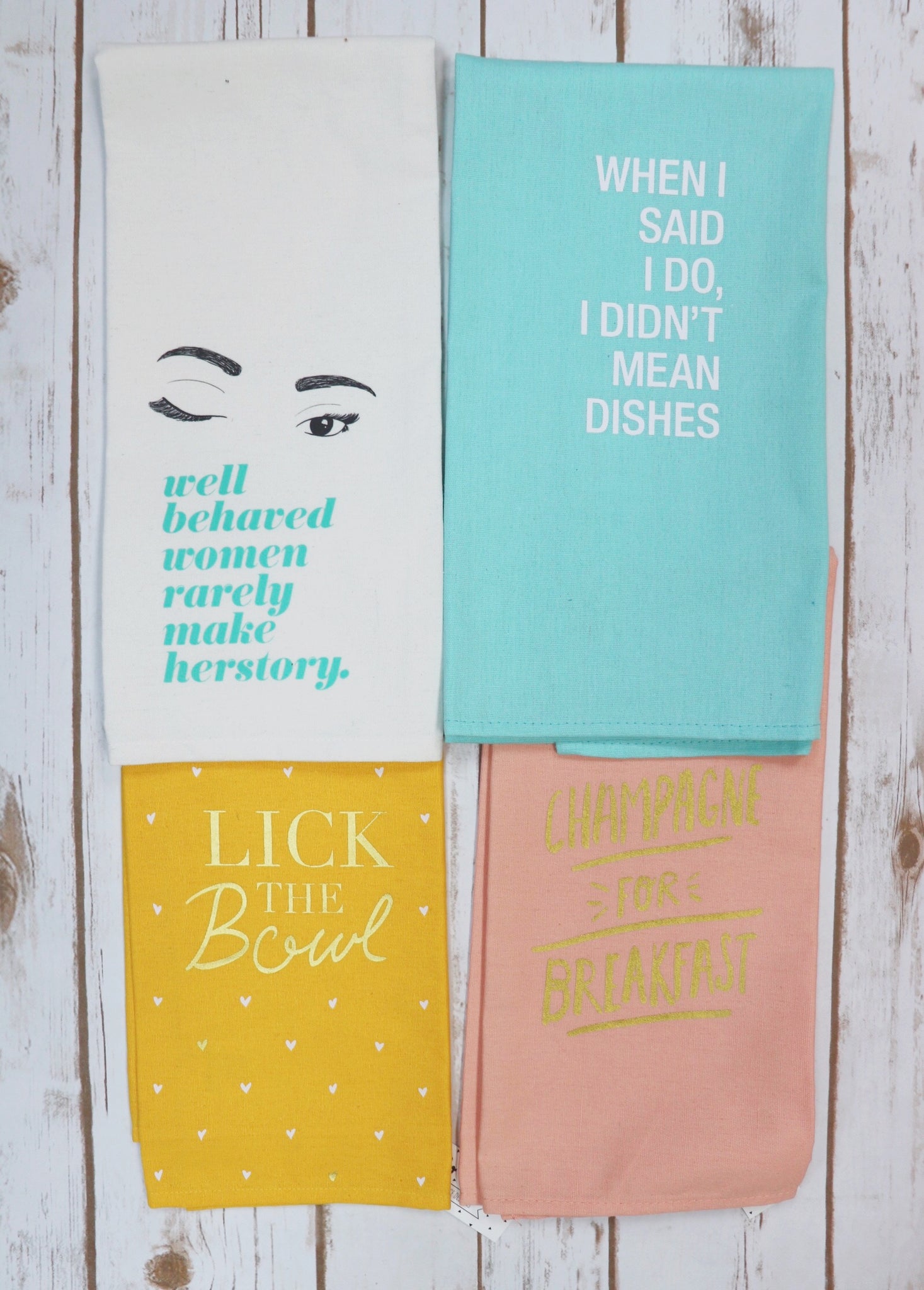 funny tea towels